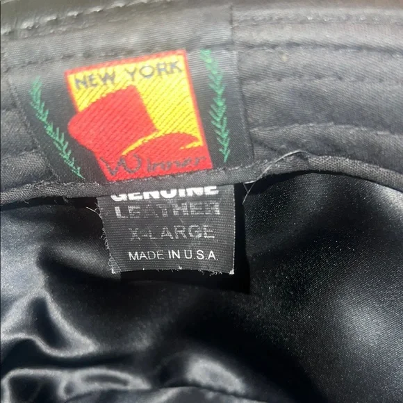 Black Leather Bucket Hat